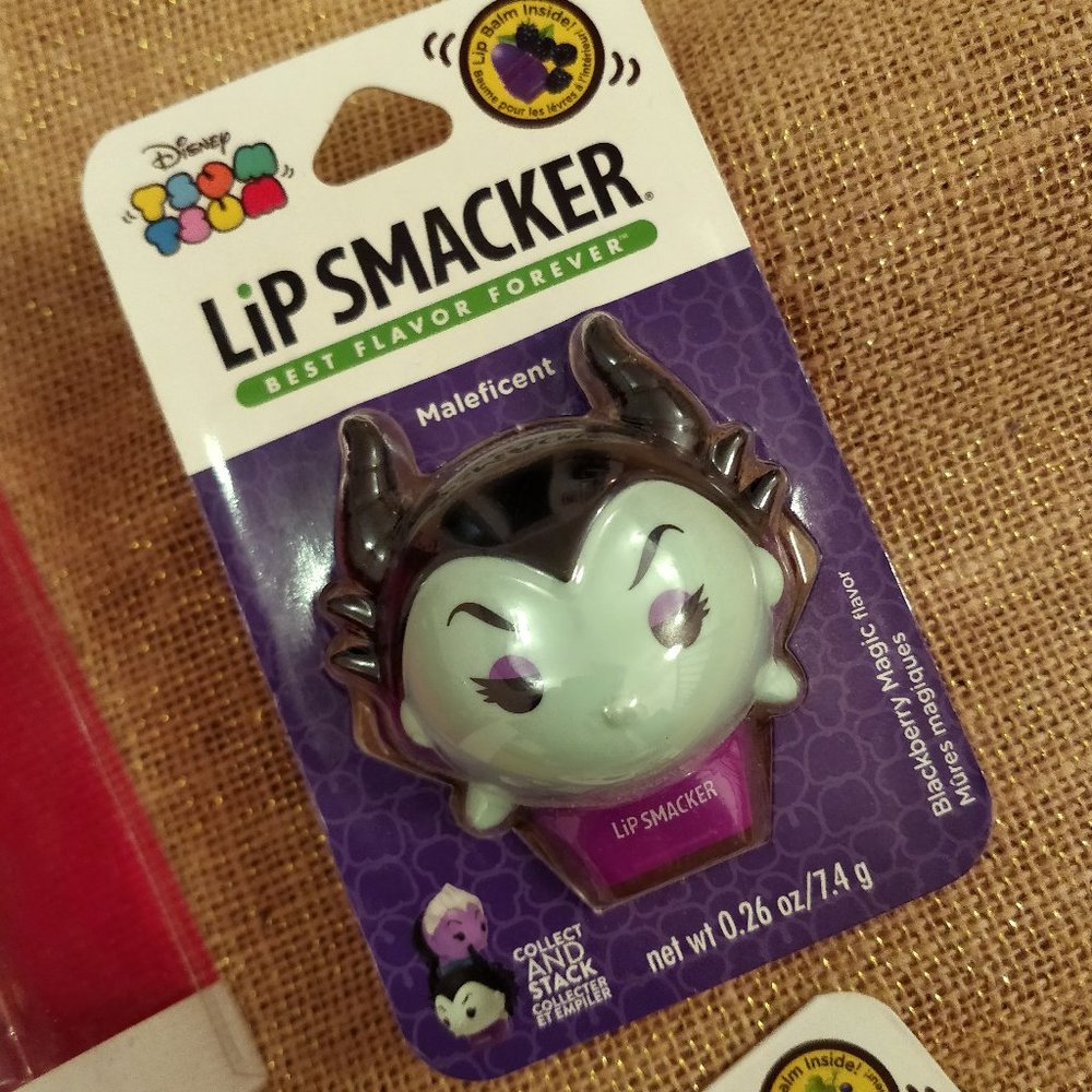 NEW Maleficent Tsum Tsum Lip Smackers Disney